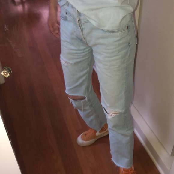 redone double yoke jean